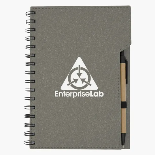 Inspire Spiral Notebook with Pen and Sticky Notes — view 2