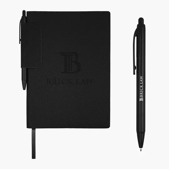 Sylvia Journal With Pen, 96 Pages, Recycled PU Cover — view 2