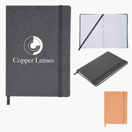 Recycled Cotton Journal, 80 Page Lined Notebook — view 2