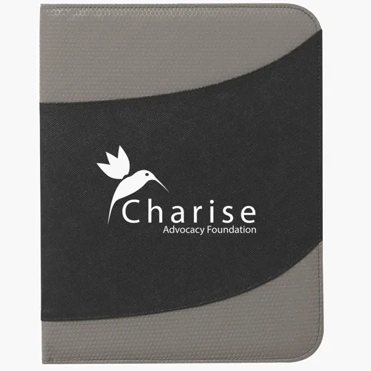 Non-Woven Bubble Padfolio with Writing Pad — view 5