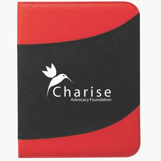 Non-Woven Bubble Padfolio with Writing Pad — view 6