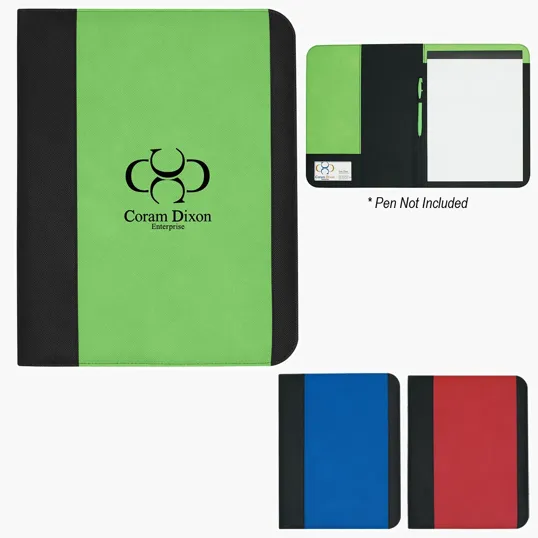 Non-Woven Large Padfolio with Writing Pad — view 3
