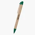Eco-Inspired Paper Barrel Pen with Wooden Clip — view 4