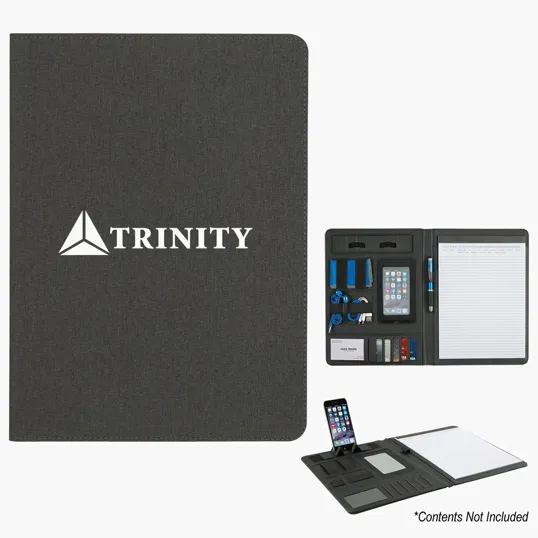 Titan Tech Padfolio with Writing Pad and Tablet Stand — view 3