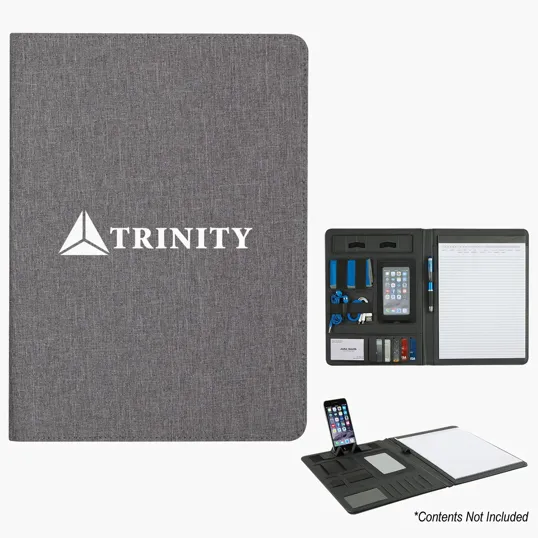 Titan Tech Padfolio with Writing Pad and Tablet Stand — view 4