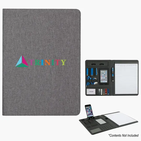 Titan Tech Padfolio with Writing Pad and Tablet Stand — view 2