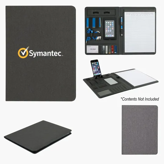 Titan Tech Padfolio with Writing Pad and Tablet Stand — view 5