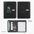 Eclipse Bonded Leather Zippered Portfolio with Calculator