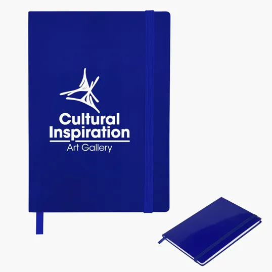 Glossy Journal with Elastic Strap Closure — view 2