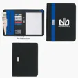 Contemporary Zippered Portfolio with Writing Pad