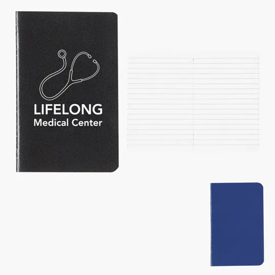 Cannon 3" x 5" Lined Notebook, Leatherette Cover — view 3
