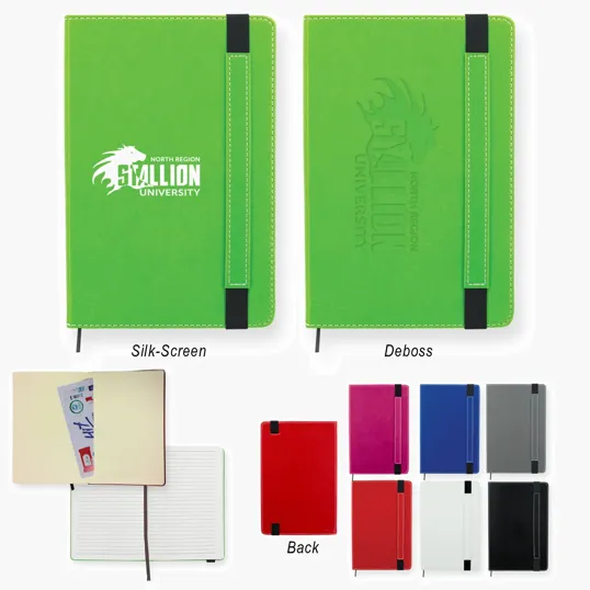 Charlotte Journal Notebook with FSC® Certified Lined Pages — view 6