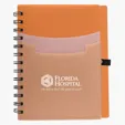 Tri-Pocket Notebook with Elastic Pen Loop, 5 x 7 in. — view 5