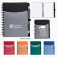 Tri-Pocket Notebook with Elastic Pen Loop, 5 x 7 in. — view 6