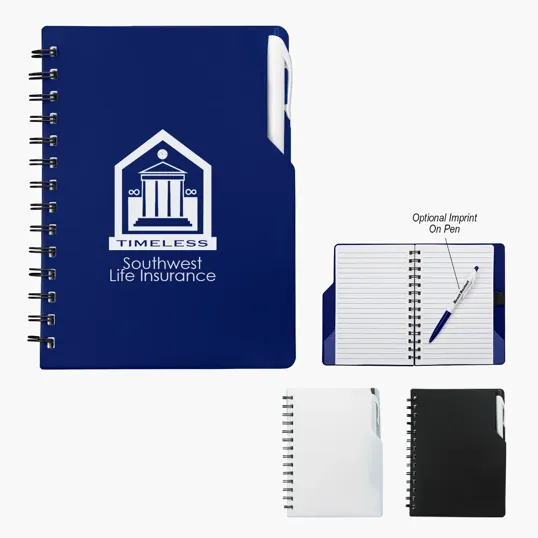 Spiral Notebook With Pen, 100 Pages — view 3