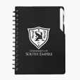 Spiral Notebook With Pen, 100 Pages