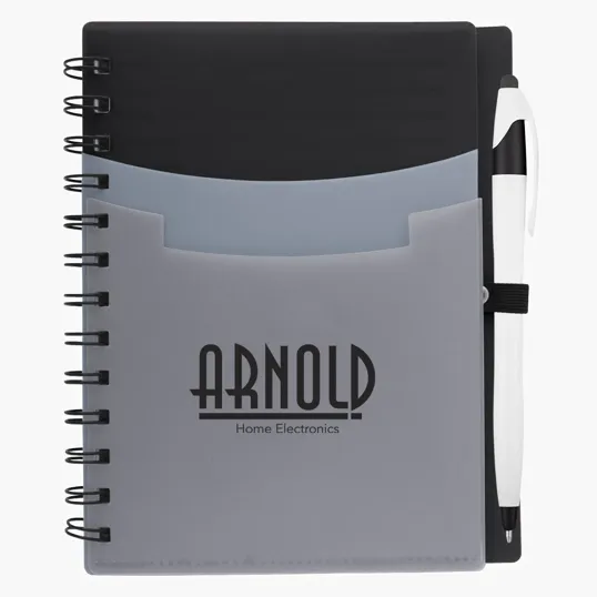 Tri-Pocket Notebook & Pen — view 2