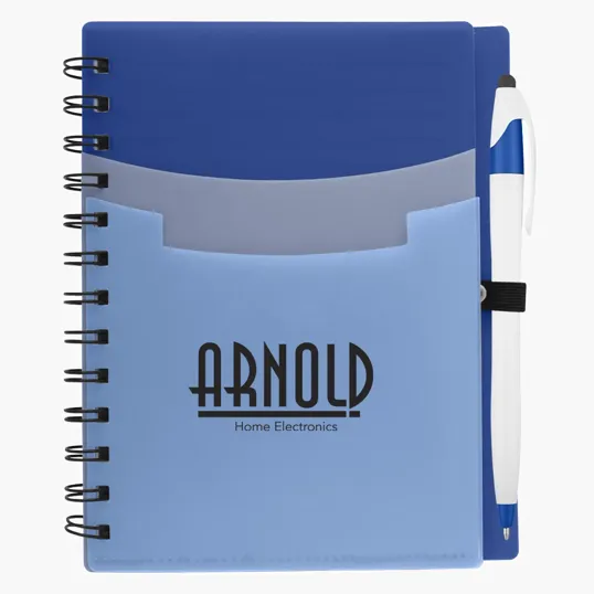 Tri-Pocket Notebook & Pen — view 3