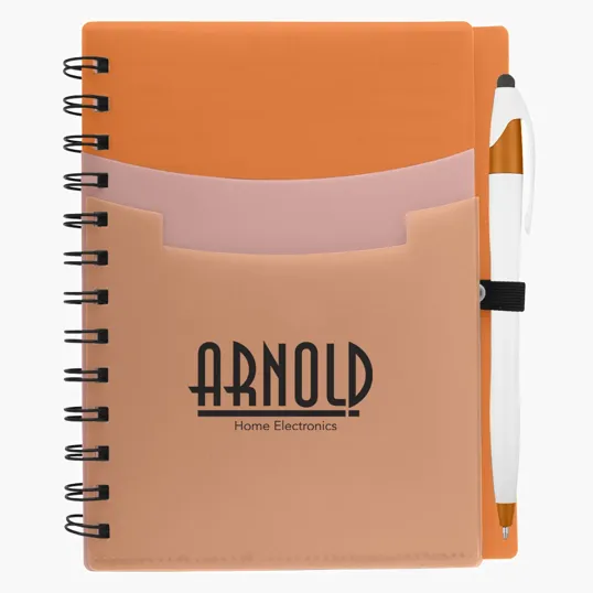 Tri-Pocket Notebook & Pen — view 5