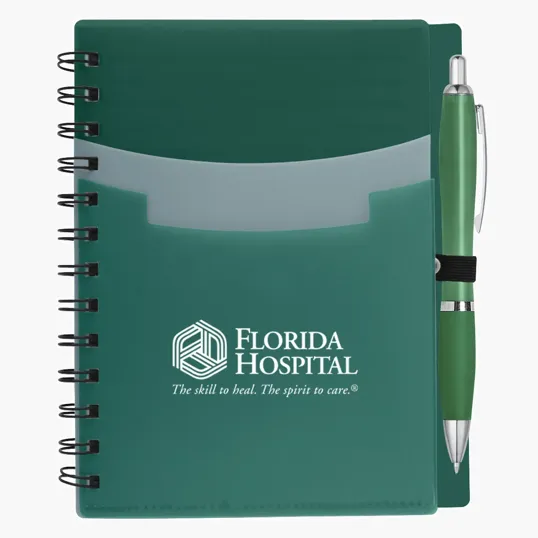 Tri-Pocket Notebook & Satin Pen — view 4