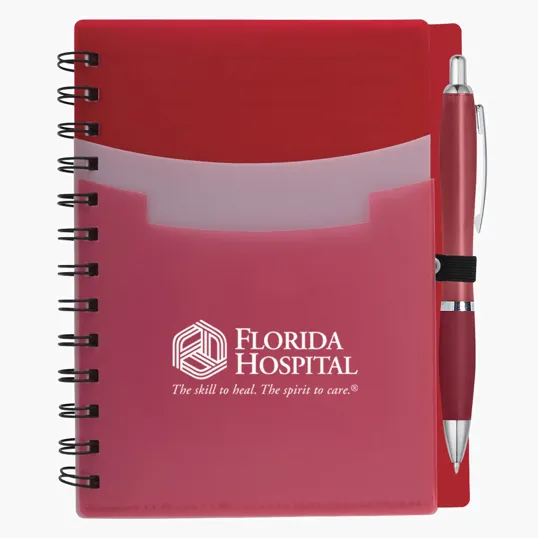 Tri-Pocket Notebook & Satin Pen — view 5