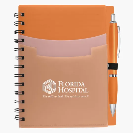 Tri-Pocket Notebook & Satin Pen — view 6