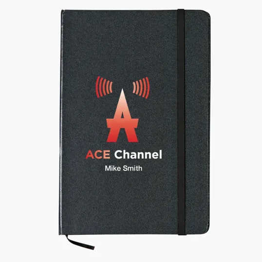 Shelby Notebook with Strap Closure and Bookmark — view 2