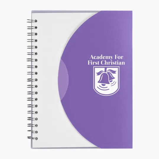5" x 7" Spiral Notebook with Polypropylene Cover — view 6