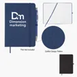 Symmetrical Journal with Pen Loop and Strap Closure — view 7