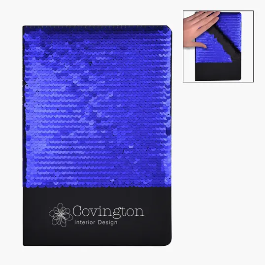 Flip Sequin Notebook, 80 Page Lined