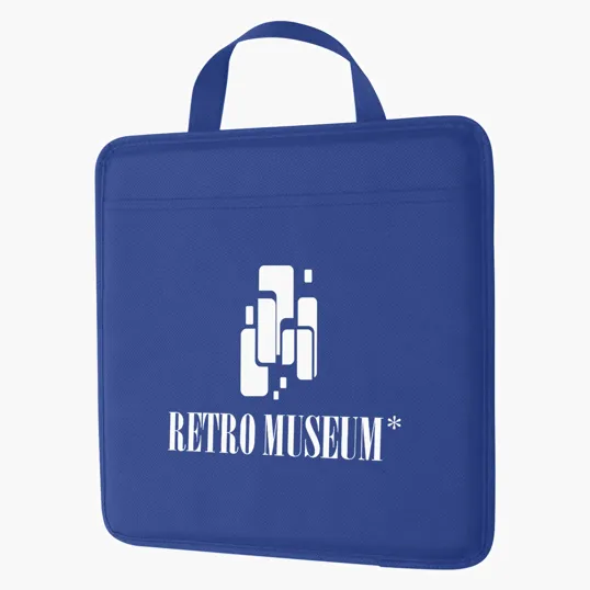 Non-Woven Stadium Cushion with Front Pocket — view 6