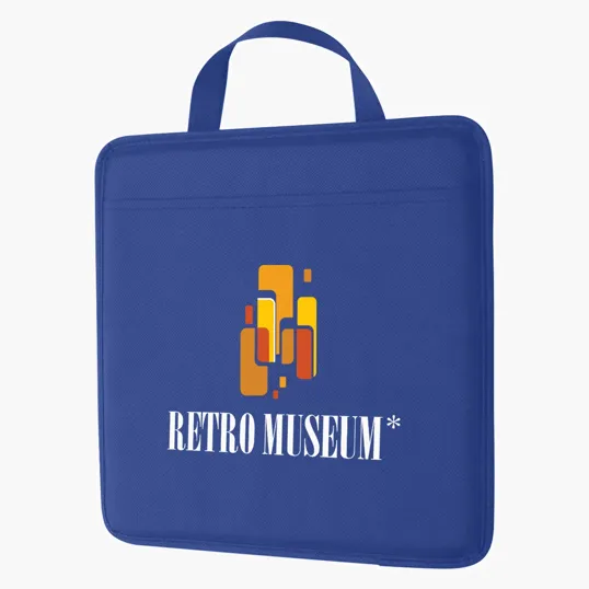 Non-Woven Stadium Cushion with Front Pocket — view 3