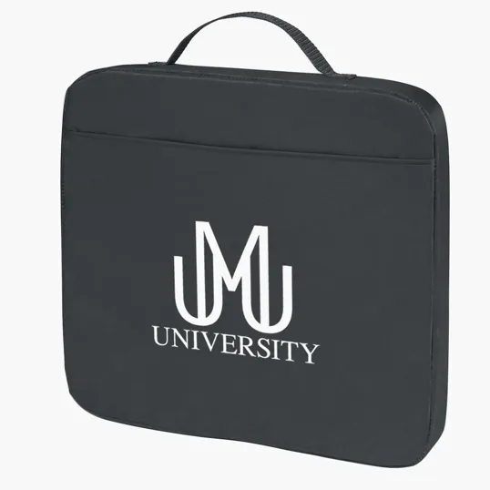 Stadium Cushion with Front Pocket and Carrying Handle — view 3