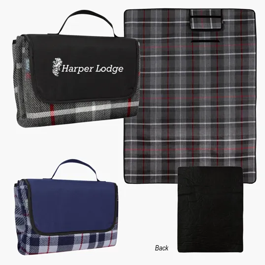 Highlander Roll-Up Blanket, 51" x 68" rPET — view 3