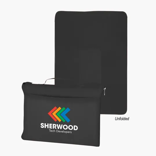 Fleece Travel Blanket with Carrying Bag — view 10
