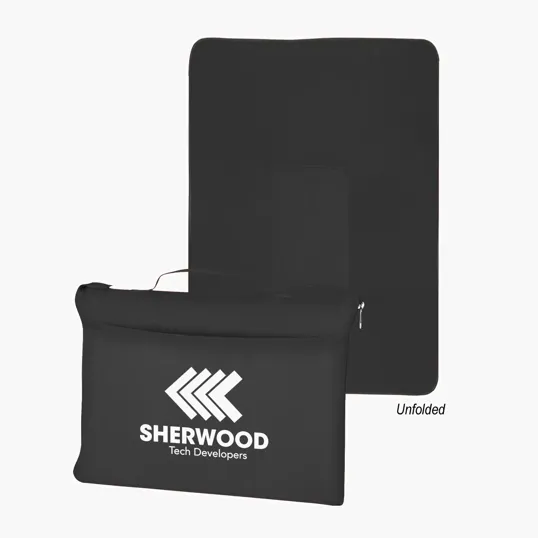 Fleece Travel Blanket with Carrying Bag — view 11