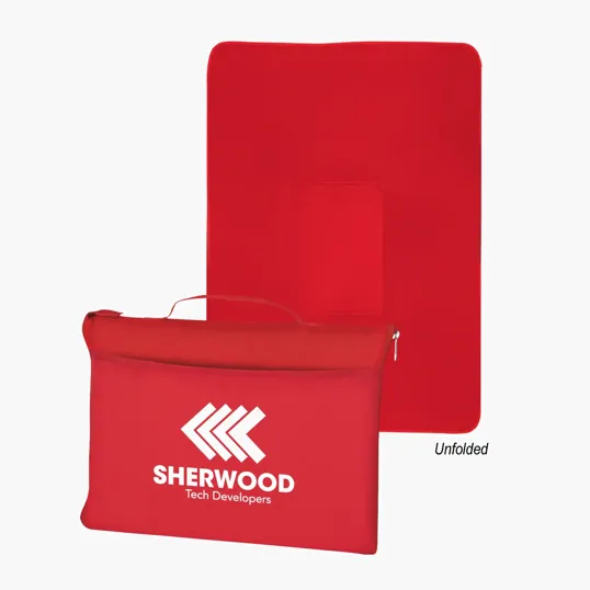 Fleece Travel Blanket with Carrying Bag — view 14