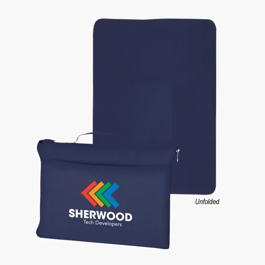 Fleece Travel Blanket with Carrying Bag — view 2