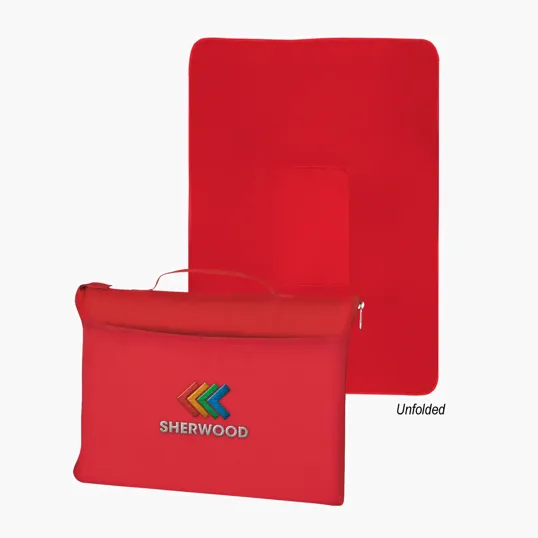 Fleece Travel Blanket with Carrying Bag — view 8