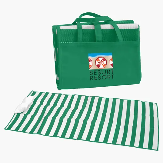 Beach Mat with Inflatable Pillow — view 2