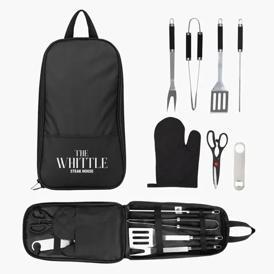 7-Piece Pit Master BBQ Set in Carrying Case