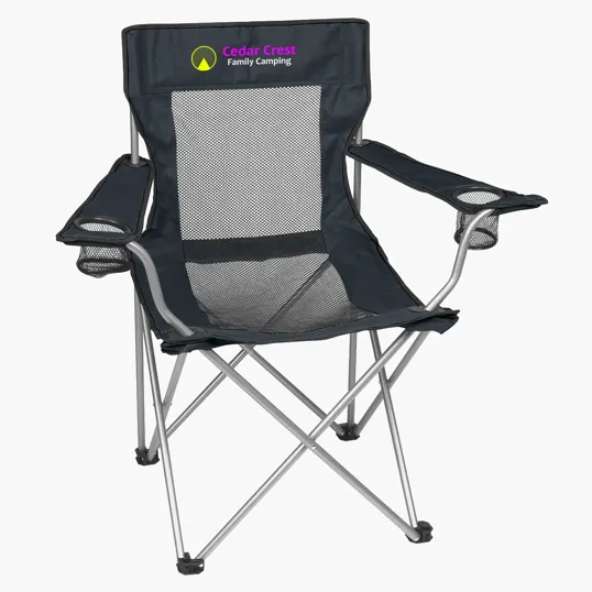 Mesh Folding Chair With Carrying Bag — view 2