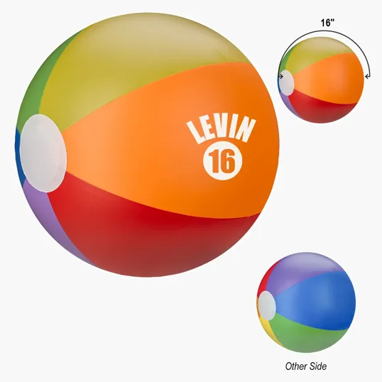 Rainbow Collection 16" Beach Ball — view 2