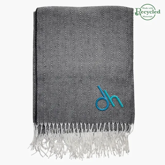 Eastport Herringbone Blanket — view 3