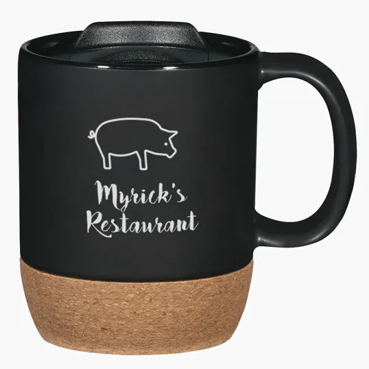 Cork Collection 14 Oz. Ceramic Mug with Cork Base — view 8