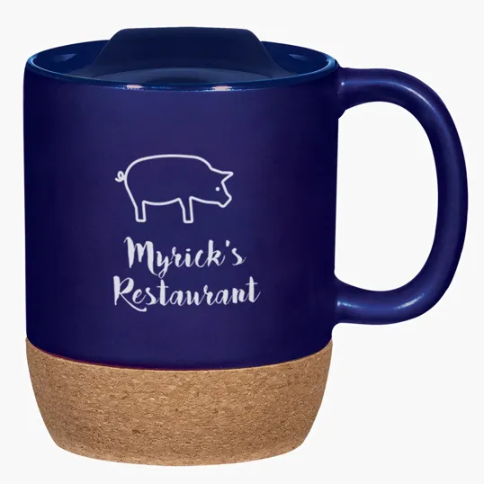 Cork Collection 14 Oz. Ceramic Mug with Cork Base — view 11