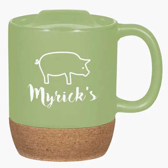 Cork Collection 14 Oz. Ceramic Mug with Cork Base — view 12