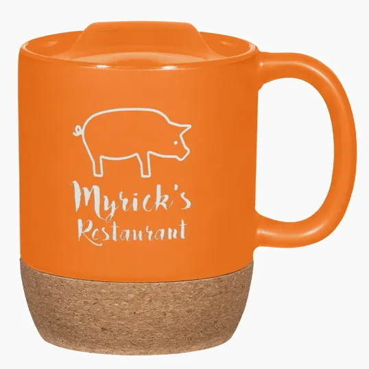 Cork Collection 14 Oz. Ceramic Mug with Cork Base — view 5