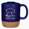 Cork Collection 14 Oz. Ceramic Mug with Cork Base — view 3