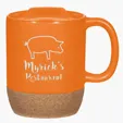 Cork Collection 14 Oz. Ceramic Mug with Cork Base — view 5